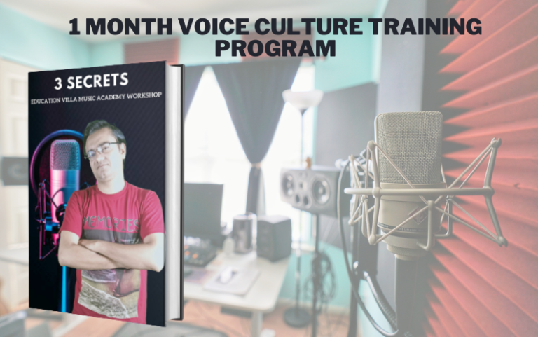 1 Month Voice Culture Training program